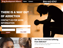 Tablet Screenshot of drugdevelopmentalliance.org
